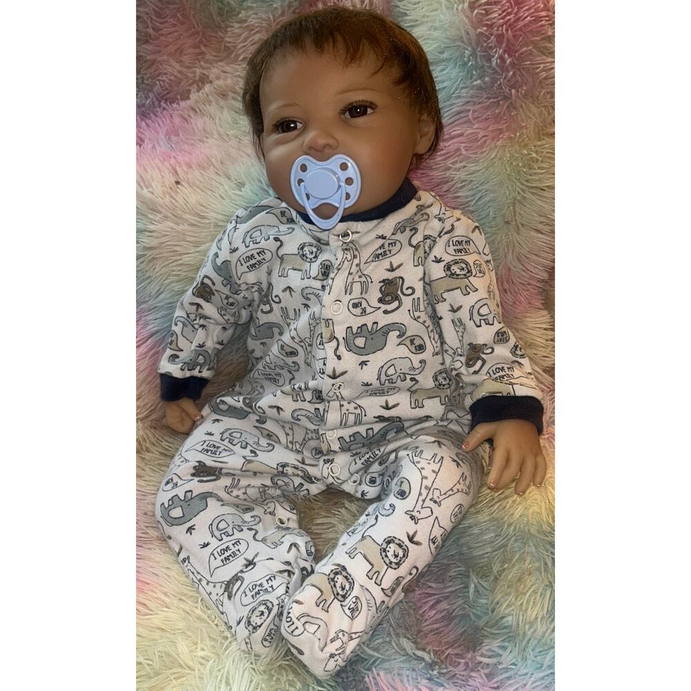 Paradise Galleries Reborn Boy Doll Silicone Vinyl Limbs Cloth Body + Tons Extras